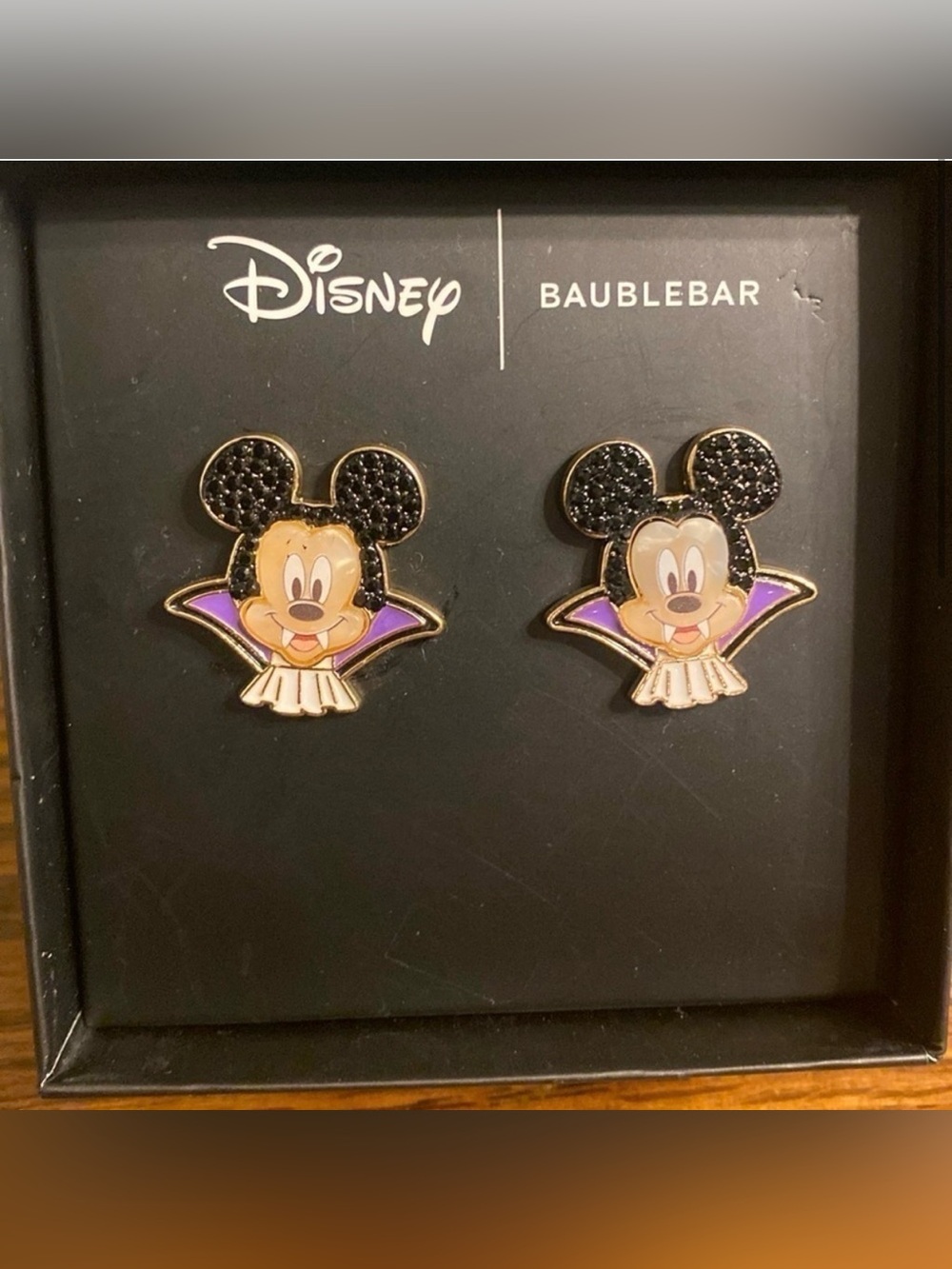 BaubleBar Disney Mickey Mouse Vampire Earrings - Picture 1 of 4